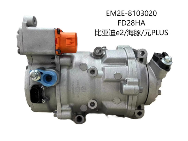 BYD EM2E-8103020A OEM AC Compressor - Compatible with BYD DOLPHIN & YUAN PLUS EV Models